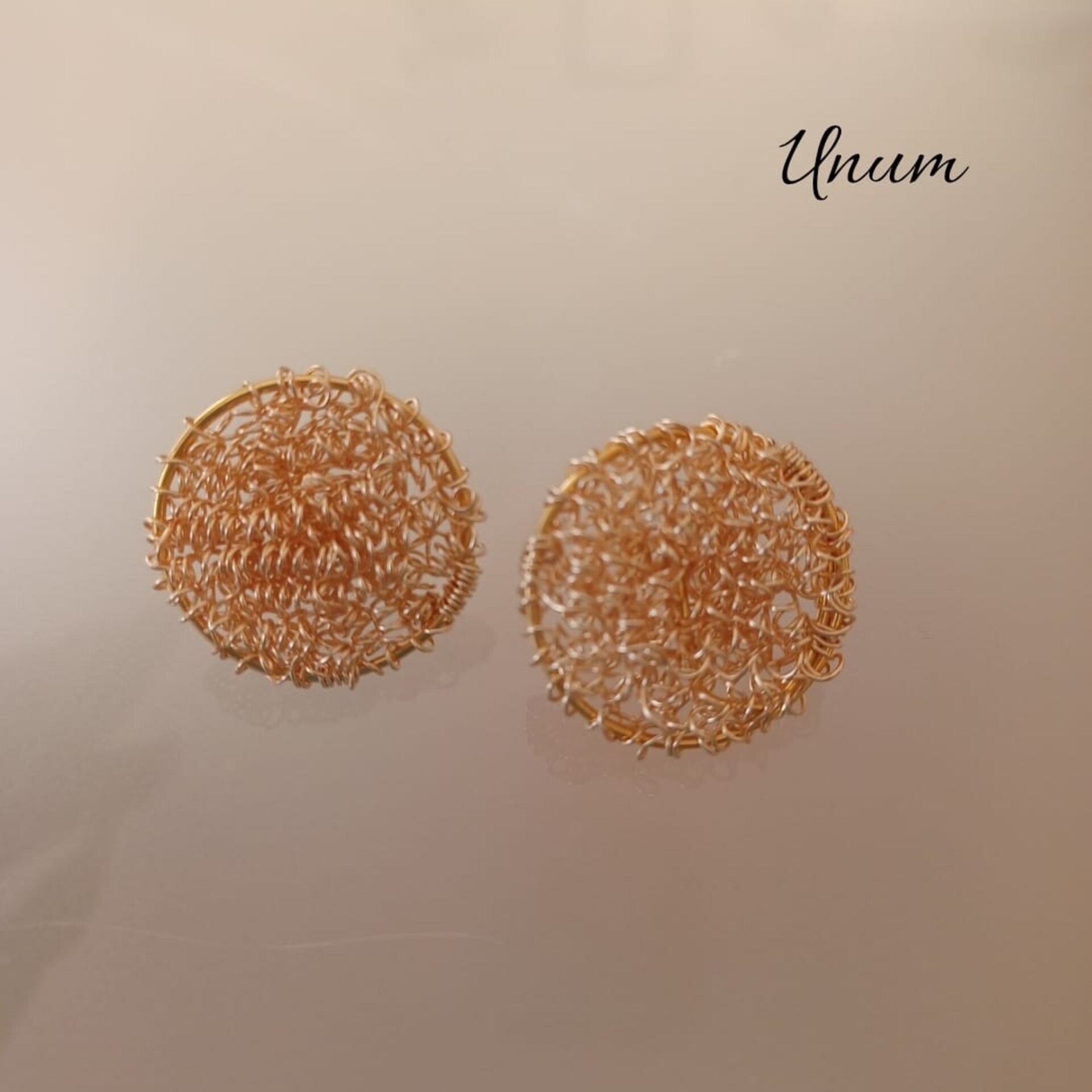 Pendientes Circulo Enredado - 4