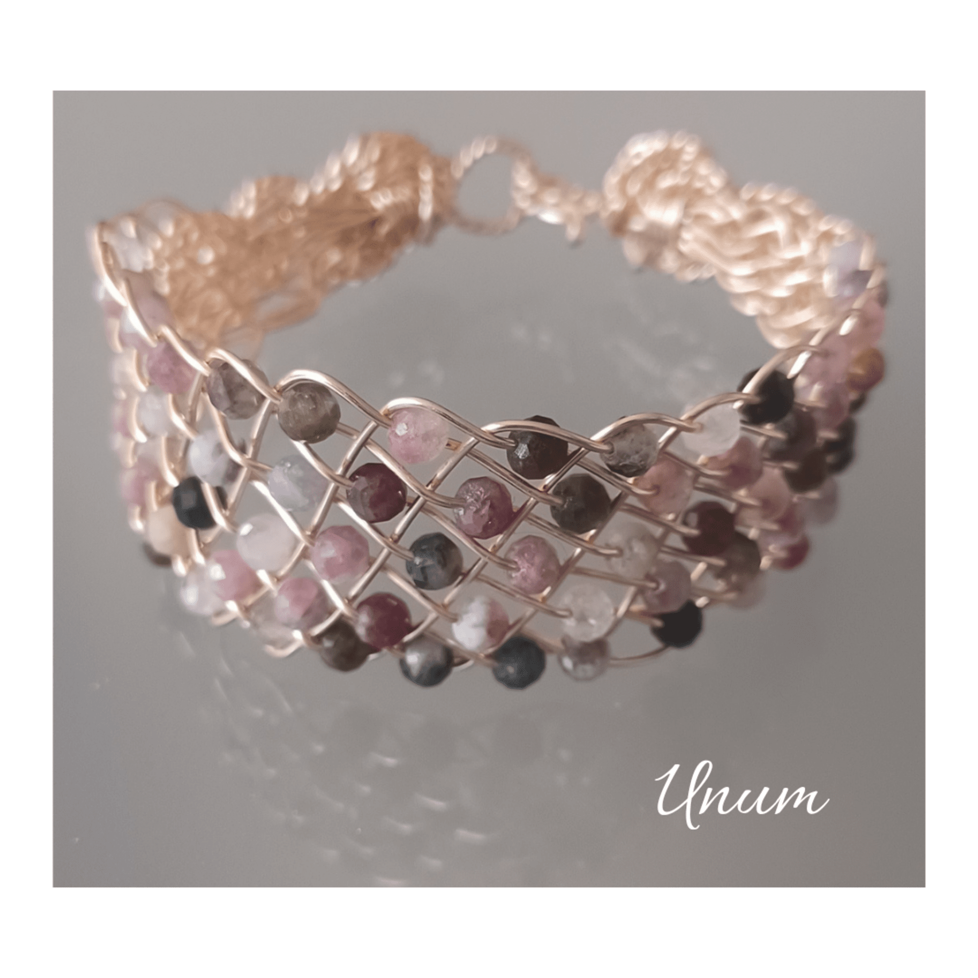Brazalete tejido con Turmalinas naturales - 3