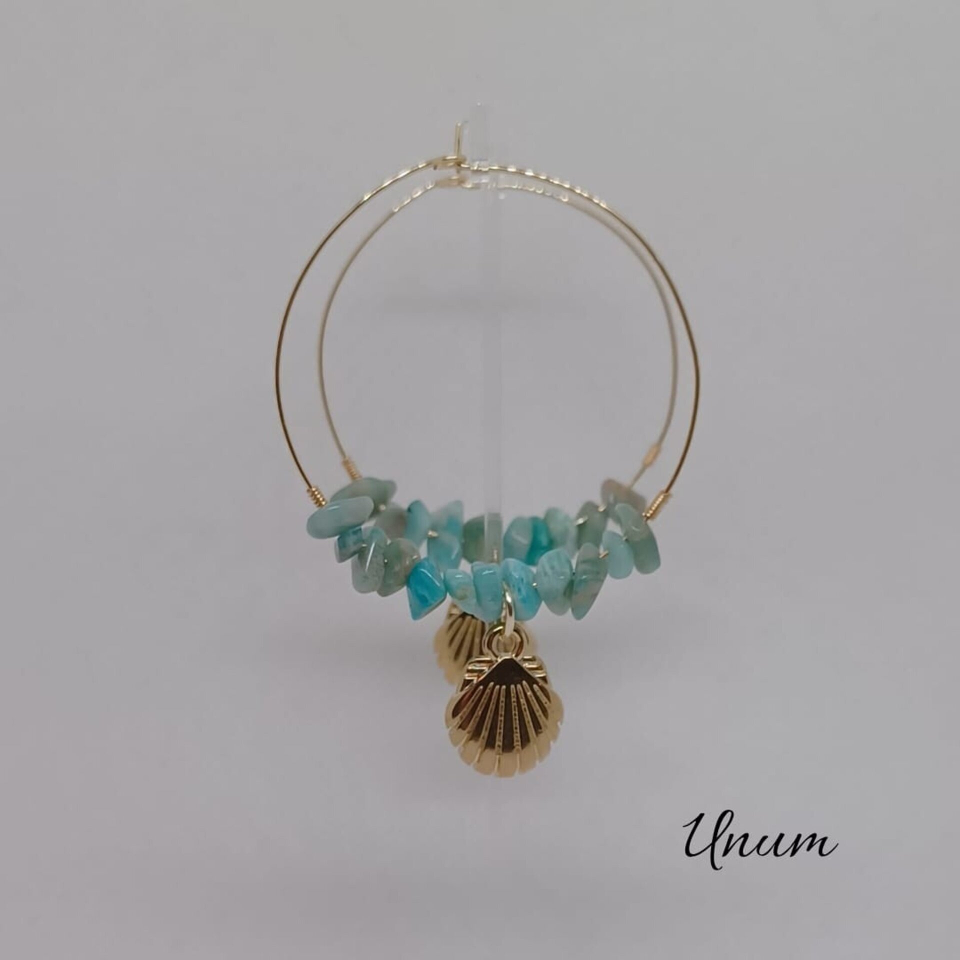 Aros de turquesas - Colección Verano 2025 - 2